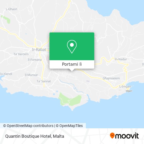 Mappa Quantin Boutique Hotel