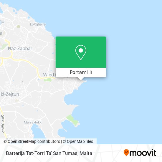 Mappa Batterija Tat-Torri Ta' San Tumas