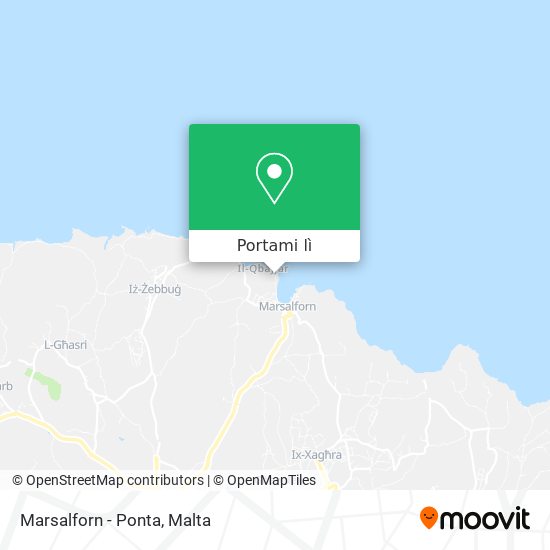 Mappa Marsalforn - Ponta