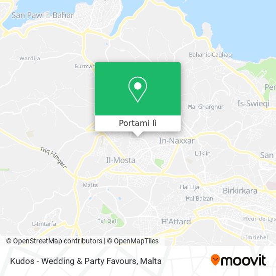 Mappa Kudos - Wedding & Party Favours