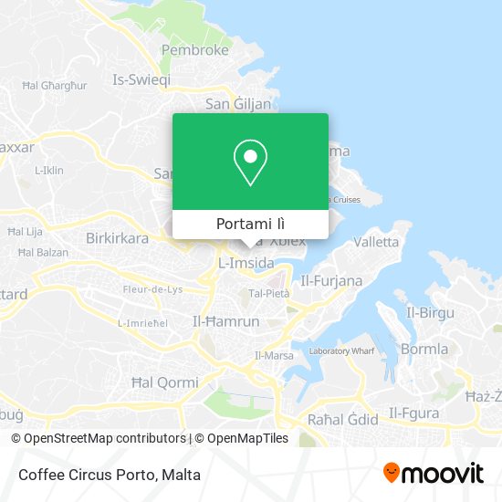 Mappa Coffee Circus Porto