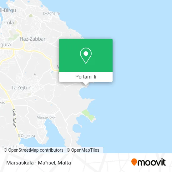 Mappa Marsaskala - Maħsel