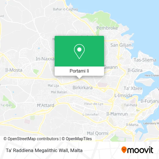 Mappa Ta' Raddiena Megalithic Wall