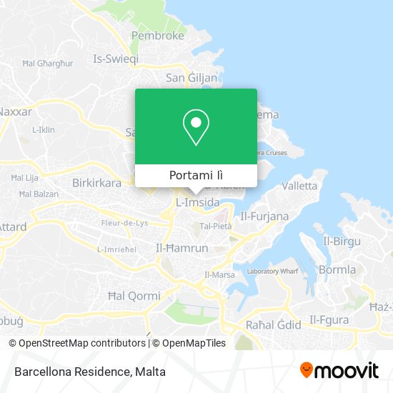 Mappa Barcellona Residence