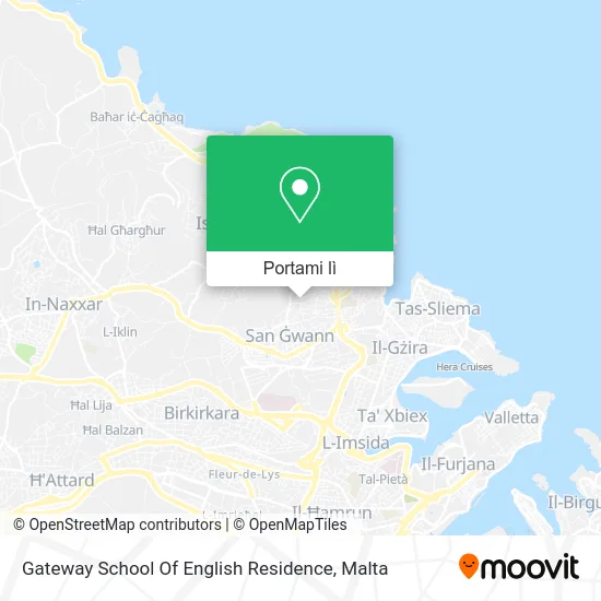 Mappa Gateway School Of English Residence