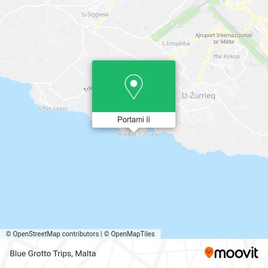 Mappa Blue Grotto Trips