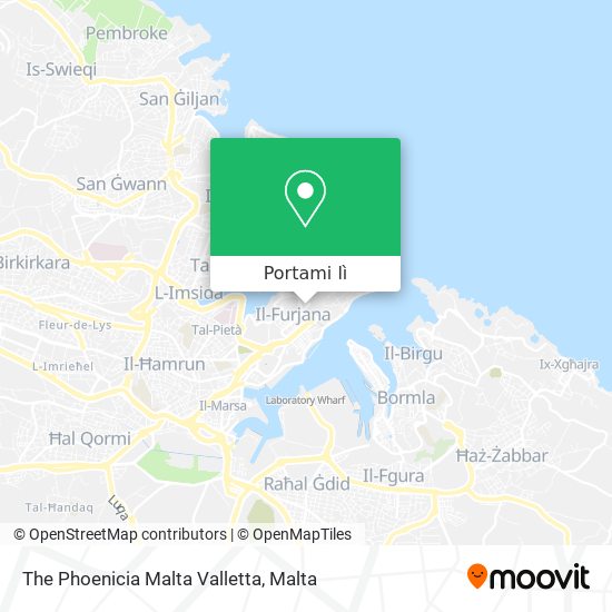 Mappa The Phoenicia Malta Valletta