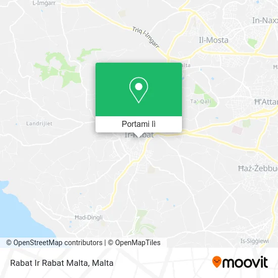 Mappa Rabat Ir Rabat Malta