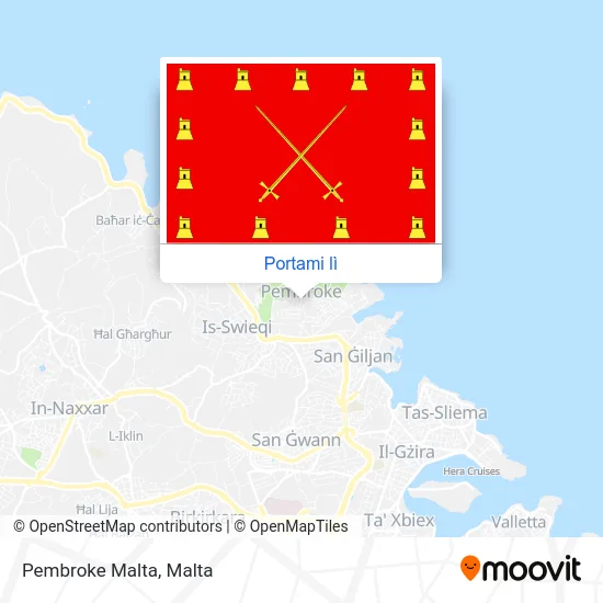 Mappa Pembroke Malta