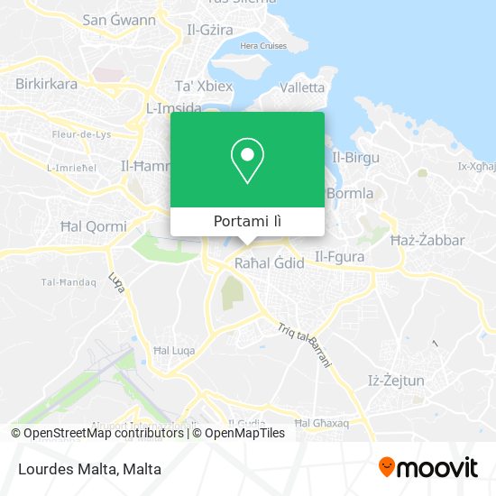 Mappa Lourdes Malta