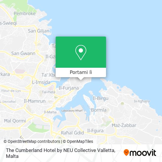 Mappa The Cumberland Hotel by NEU Collective Valletta
