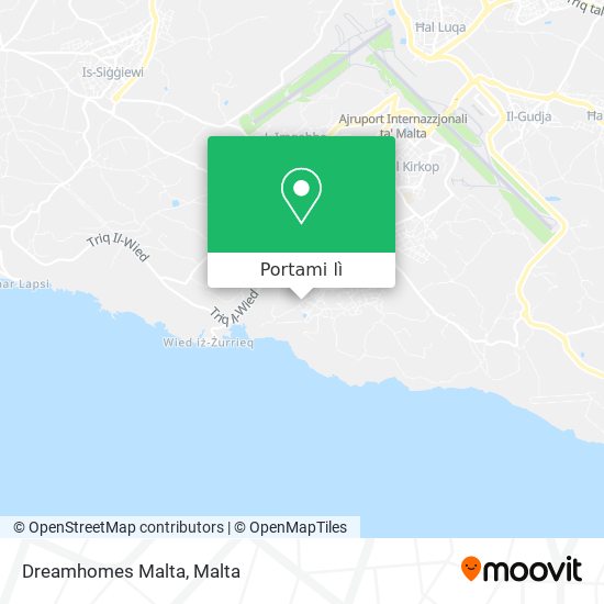 Mappa Dreamhomes Malta