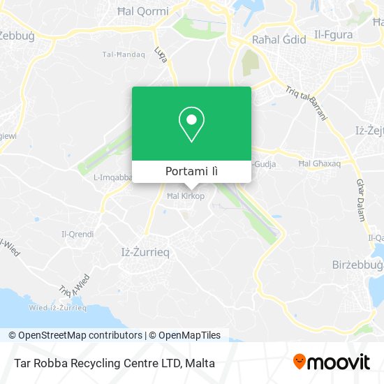 Mappa Tar Robba Recycling Centre LTD