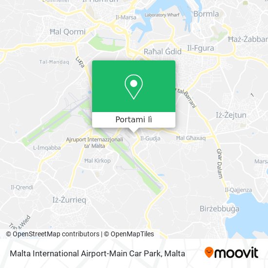 Mappa Malta International Airport-Main Car Park