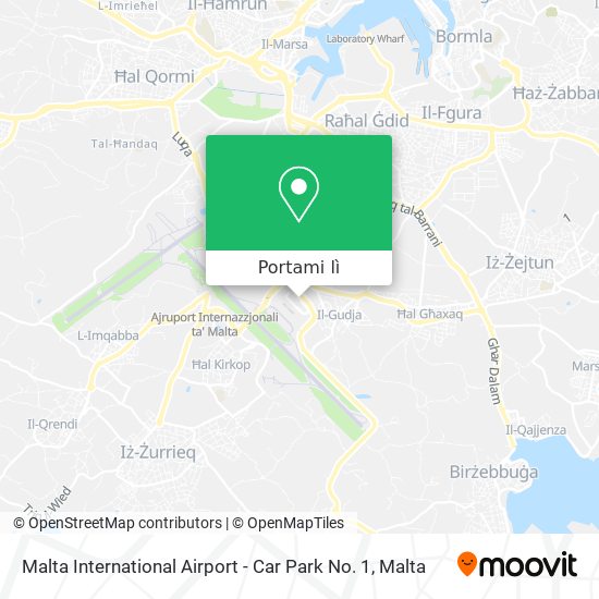 Mappa Malta International Airport - Car Park No. 1