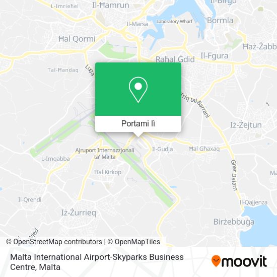 Mappa Malta International Airport-Skyparks Business Centre