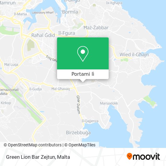 Mappa Green Lion Bar Zejtun