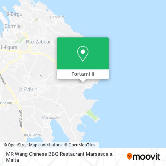 Mappa MR Wang Chinese BBQ Restaurant Marsascala