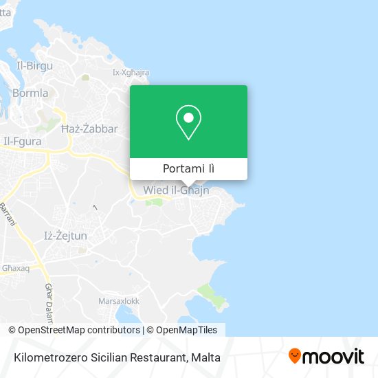 Mappa Kilometrozero Sicilian Restaurant