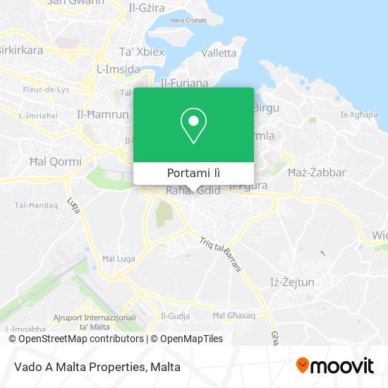 Mappa Vado A Malta Properties