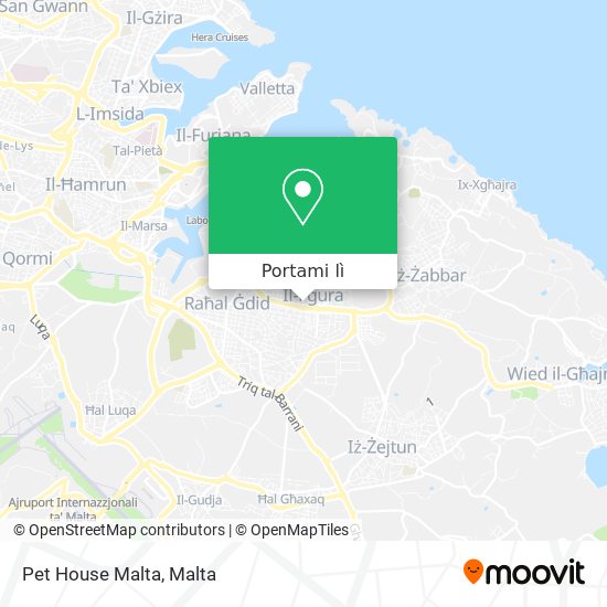 Mappa Pet House Malta