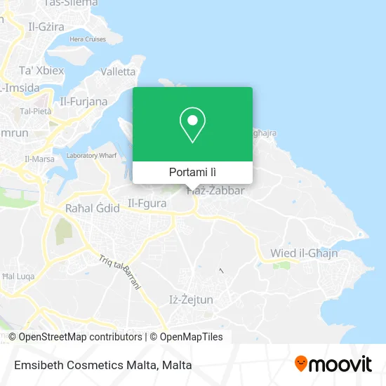 Mappa Emsibeth Cosmetics Malta