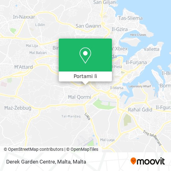 Mappa Derek Garden Centre, Malta