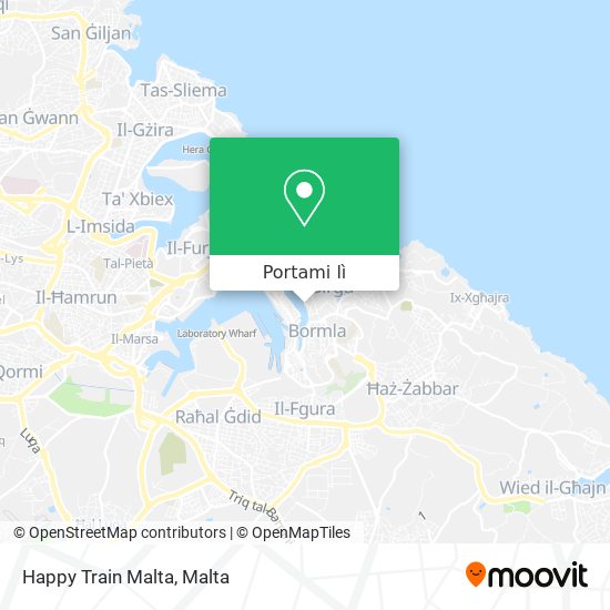 Mappa Happy Train Malta