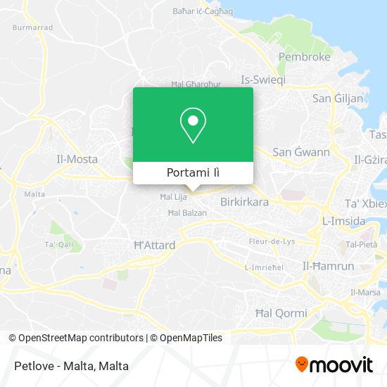 Mappa Petlove - Malta