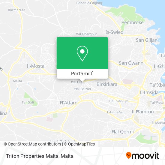 Mappa Triton Properties Malta