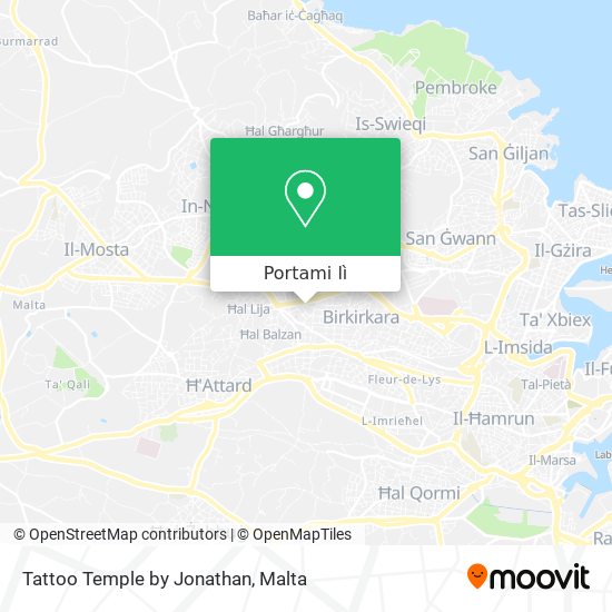 Mappa Tattoo Temple by Jonathan