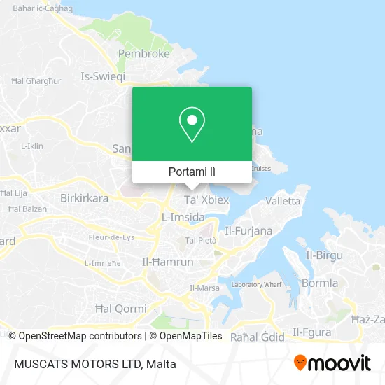 Mappa MUSCATS MOTORS LTD