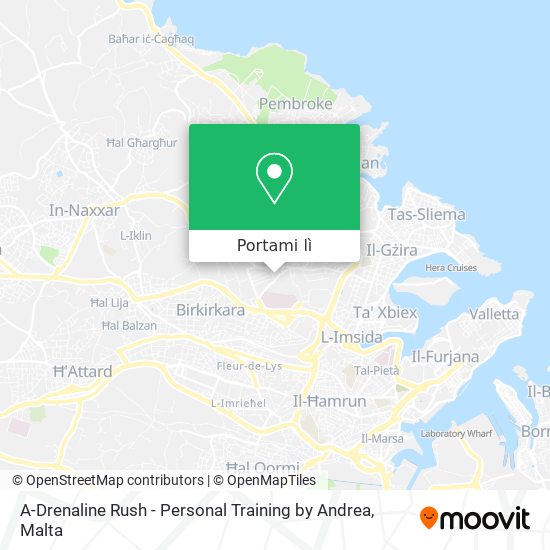 Mappa A-Drenaline Rush - Personal Training by Andrea