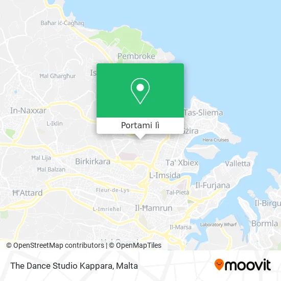 Mappa The Dance Studio Kappara