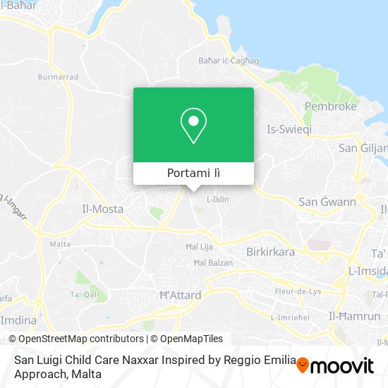 Mappa San Luigi Child Care Naxxar Inspired by Reggio Emilia Approach