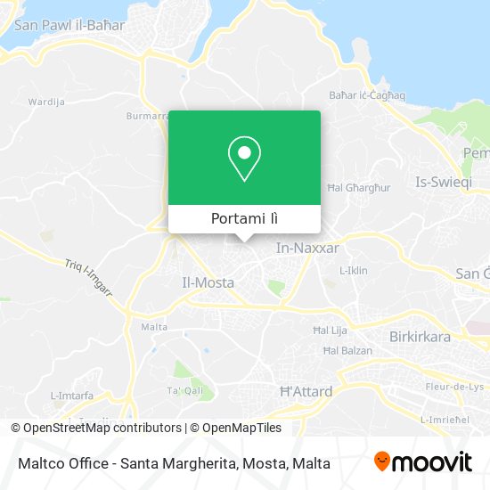 Mappa Maltco Office - Santa Margherita, Mosta