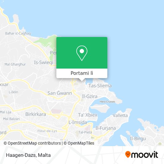 Mappa Haagen-Dazs