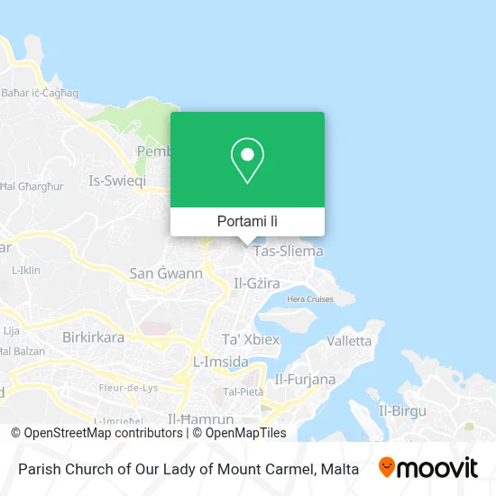 Mappa Parish Church of Our Lady of Mount Carmel
