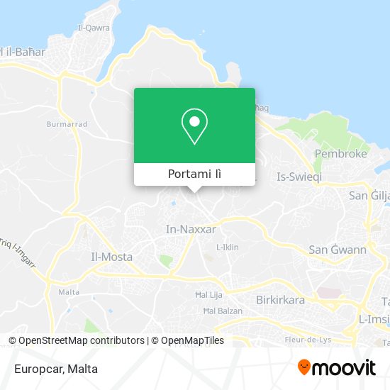 Mappa Europcar