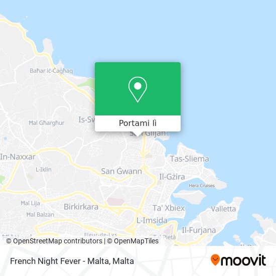 Mappa French Night Fever - Malta