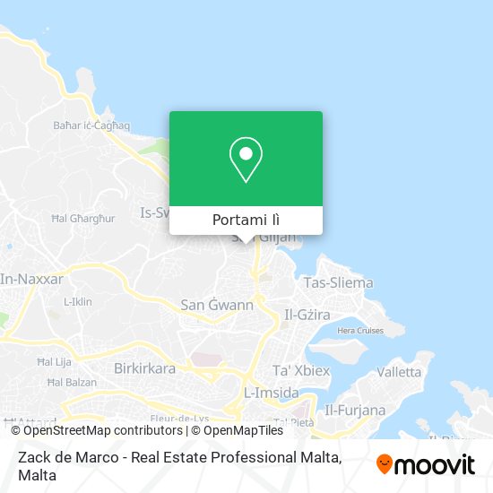 Mappa Zack de Marco - Real Estate Professional Malta