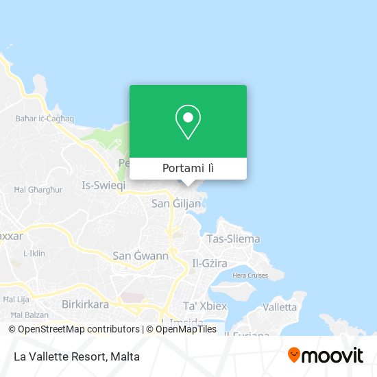 Mappa La Vallette Resort