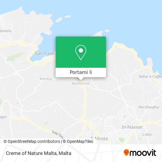 Mappa Creme of Nature Malta