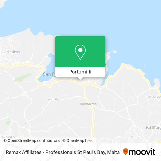 Mappa Remax Affiliates - Professionals St Paul's Bay