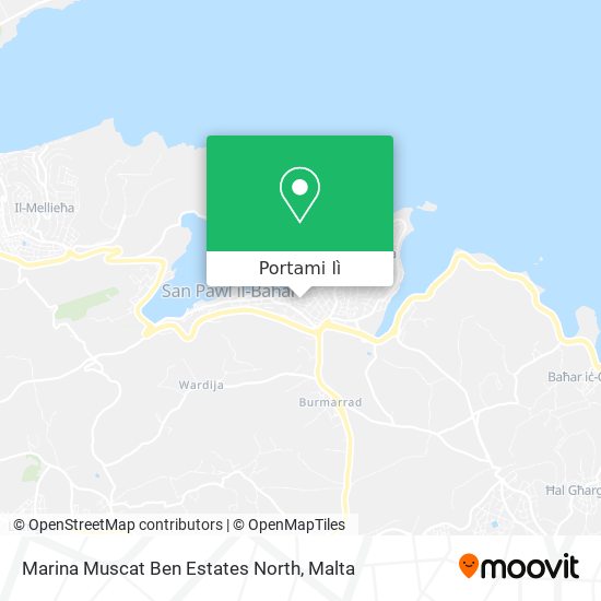 Mappa Marina Muscat Ben Estates North