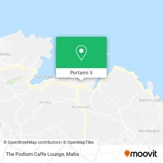 Mappa The Podium Caffe Lounge