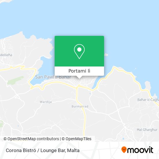 Mappa Corona Bistró / Lounge Bar