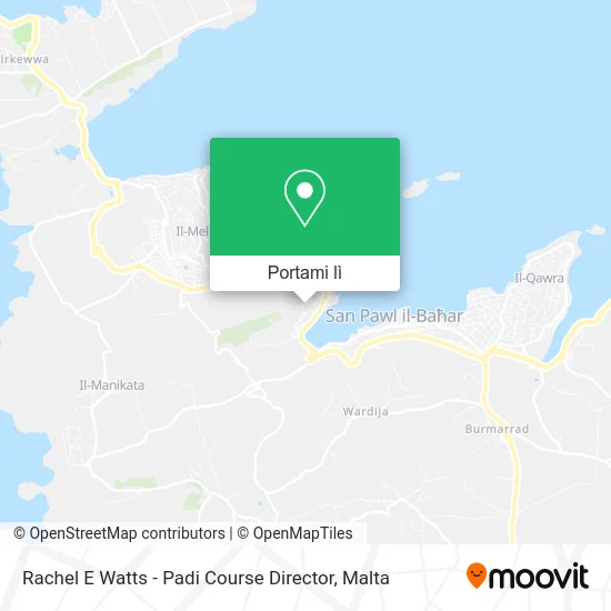 Mappa Rachel E Watts - Padi Course Director