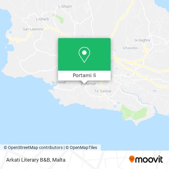 Mappa Arkati Literary B&B