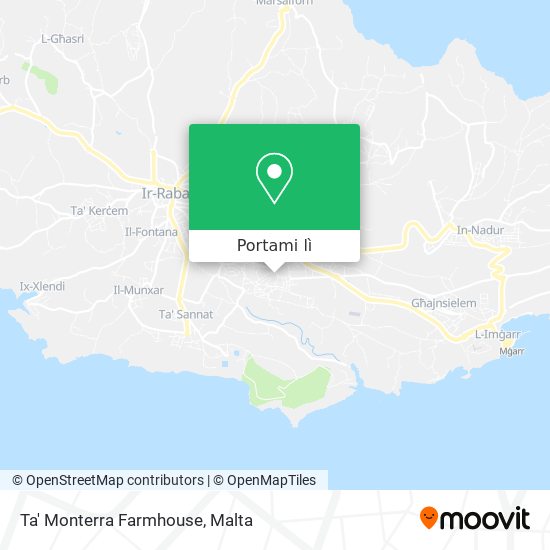 Mappa Ta' Monterra Farmhouse